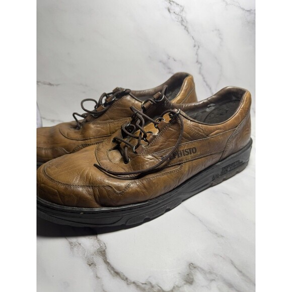 Mephisto Match Run-Off Men’s US Size 11.5 Brown Walking Comfort Air-Jet Shoes